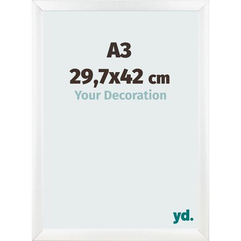 yd. - Cadre photo A3 29.7x42 - Blanc Mat - MDF - Pisa (1/5)