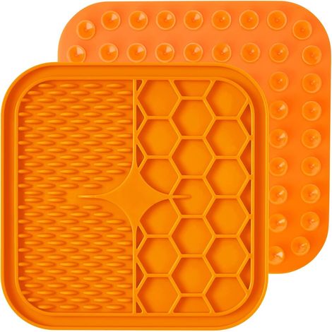 Pet Training Bowls, Dog Bowls, for Nail Trimming, Bathing, Grooming (Orange, 21 cm) (1/5)