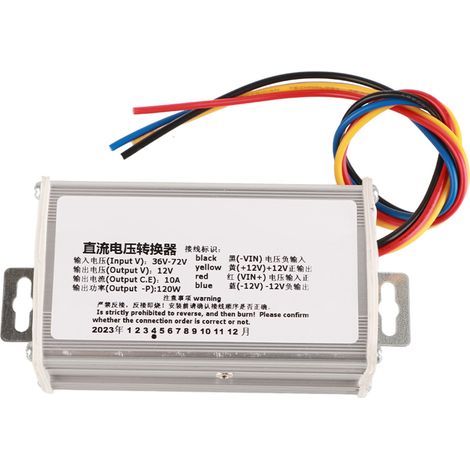 DC Converter Step Down Power Supply Module 36V‑72V to 12V 10A 120W