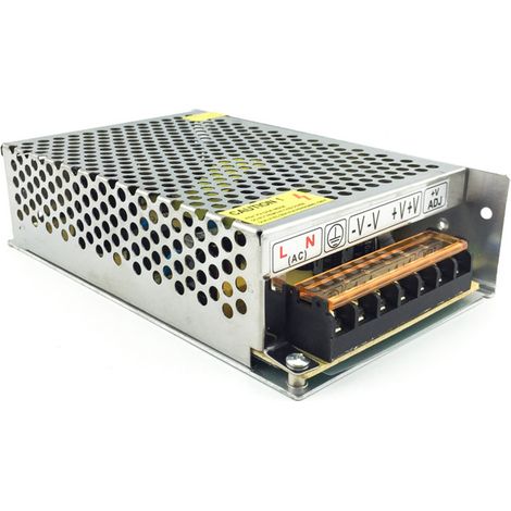Alimentation 12V 10A 120W à découpage, tension stable pour vidéosurveillance, avec voyant LED, transformateur secteur (1/5)