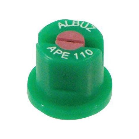 Tobera est谩ndar doble chorro plano APE 110掳 04 verde cer谩mica Albuz ALBUZ APE110GREEN
