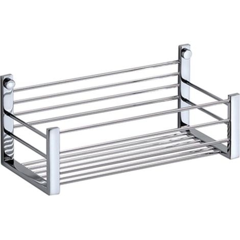COSMIC Shower Caddy Basket, 25cm, Chrome, Wall Mounted, Architect Collection (1/3)