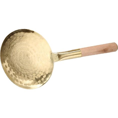 Cuillère à Tofu de Cuisine Cuivre Résistante et Multi-usage Louche Ergonomique pour Service Alimentaire Ustensile Cuisine et Anti-déformation (1/5)