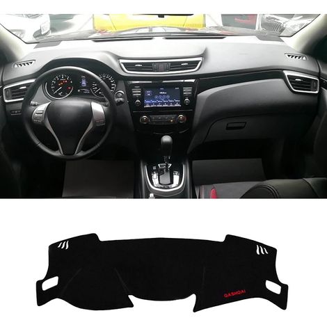 (Côté noir J11 LHD) Convient pour Nissan Qashqai J11 2014-2020. Housse de tableau de bord, tapis de protection solaire, accessoires pour tableau de bord et panneau d'instruments. (1/5)