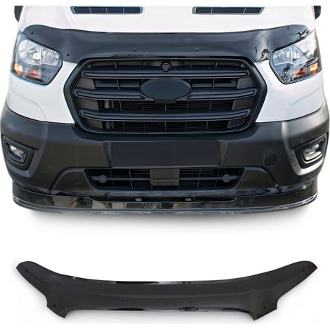 Deflecteurs d'air capot de voiture pour Ford Transit 2014-2019 Acrylique Noir