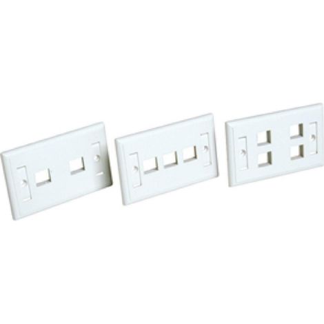 Qubix placca a 2 posizioni 503 rj45 2004012
