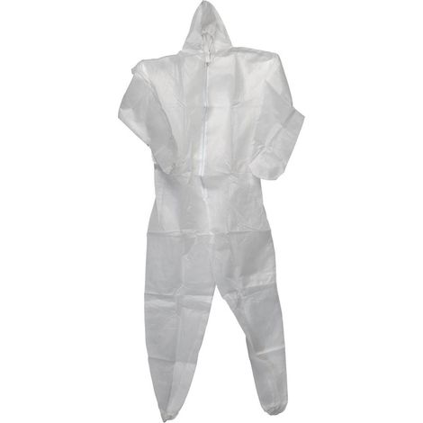 Draper Disposable Coverall with Hood, XL Size (Model 35812) (1/2)