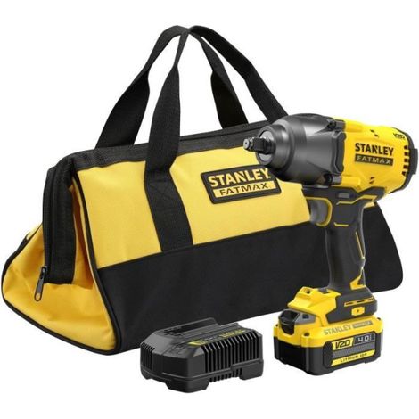 Boulonneuse a chocs - STANLEY FATMAX V20 - SFMCF940M1-QW - 1/2 Brushless 950 Nm - Lithium 18V - 1 Batterie 4Ah (1/5)