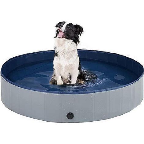 Baignoire pliable en PVC rigide pour enfants, idéale pour les chiens et autres animaux de compagnie. Baignoire portable pour animaux de compagnie, utilisable à l'intérieur comme à l'extérieur. (1/5)