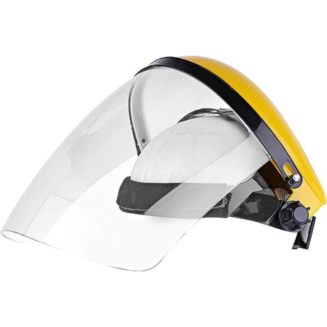 Casque de soudure blanc anti-UV, résistant haute température, écran facial de protection à fixation sur tête PC (1/5)