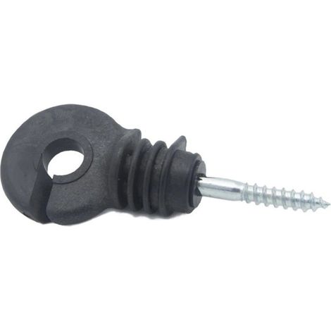 Llampec Zaunisolator Schwarz N4 für Gewinde 25 Einheiten AIS000004