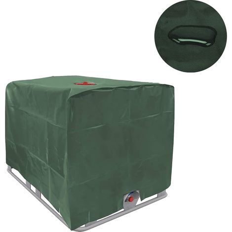 Housse de protection IBC 120100116cm Verte pour réservoir d'eau de pluie 1000