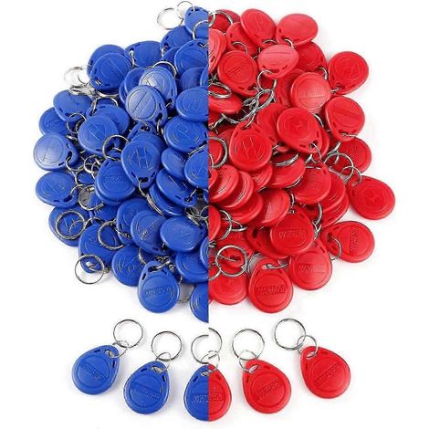 Système de contrôle d'accès par porte-clés RFID à induction de champ proche 125 kHz, 50 unités, TK4100P2025041100082 (1/5)