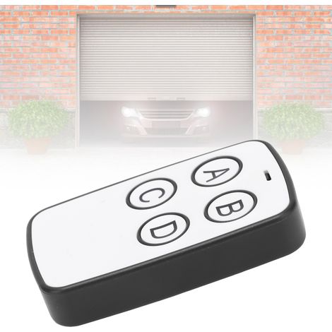 Télécommande sans fil 315M pour volets roulants électriques, portes de garage et barrières - Clé télécommande universelle (noire) (1/5)