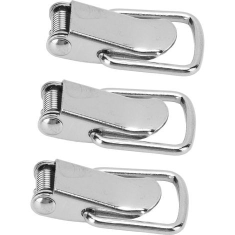 20 Pièces Boucle de Serrure à Ressort 43x21mm en Métal pour Décoration Créative et Projets DIY (1/5)