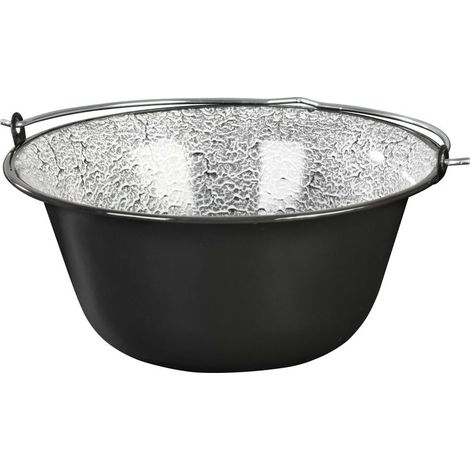 Kessel MagicHome, für Gulasch, 12 Lit., 39,8x18 cm, emailliert, schwarz, ohne Deckel (1/3)