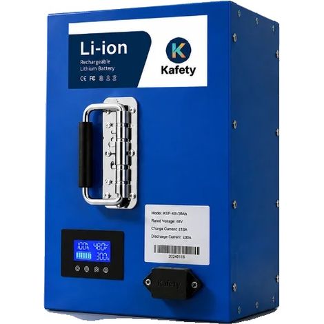 Batería de litio de 30 Ah de capacidad, compatible con motores de 250 W a 2000 W, batería de 48 V y 30 Ah. (1/2)