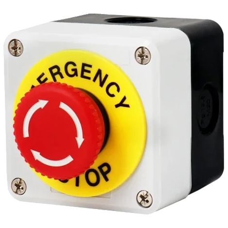 Interruptor pulsador, control de emergencia, capacidad de alta tensión, 1-JT-P (1/2)