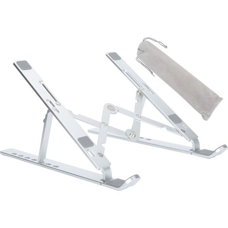 Notebook Computer Stand Foldable with AntiSkid Strip Triangular Sturdy Form for 15.6in Below Laptop (1/5)