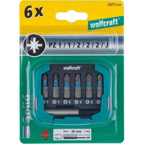 Wolfcraft Bit-Set PZ 7-teilig Bits (1/3)