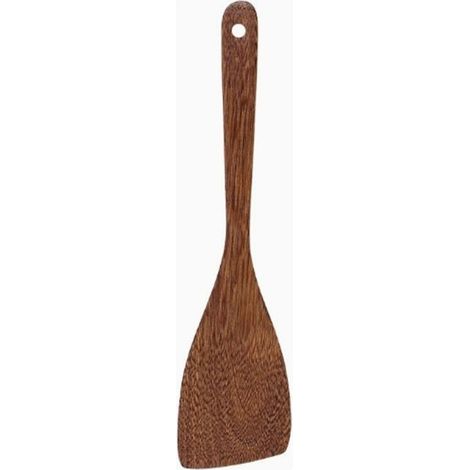 Spatule Wenge Turner antiadhésive en bois naturel, ustensile de cuisine idéal pour wok et poêles antiadhésives, parfaite pour les sautés. (1/5)