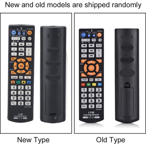 Mando a distancia universal inteligente con función de aprendizaje para TV, cable, DVD y satélite.