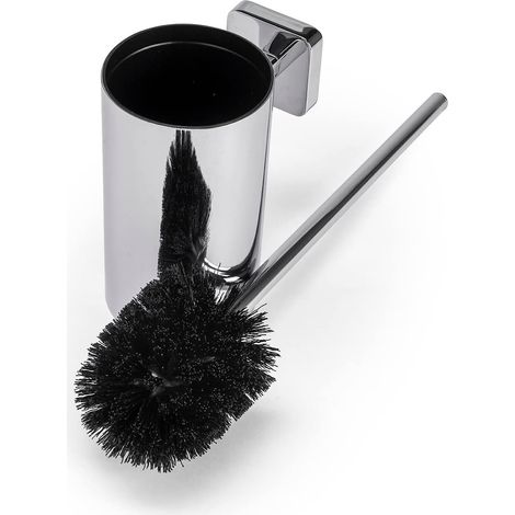 Croydex Chrome Toilet Brush & Wall Mounted Holder, Flexi-Fix - Camberwell (1/5)