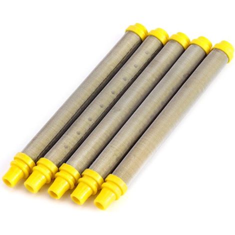100 Mesh Airless Spray Gun Filter Elements, for Airless Paint Spray Gun, 5 Pcs