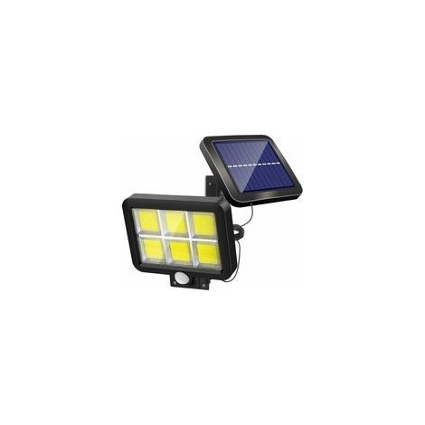 Lampe solaire extérieure 120 LED, détecteur mouvement, étanche, cordon 5 m – (1/5)