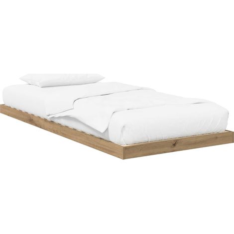 Maison Exclusive - Bodenbettrahmen Artisan-Eiche 75 x 190 cm Holz