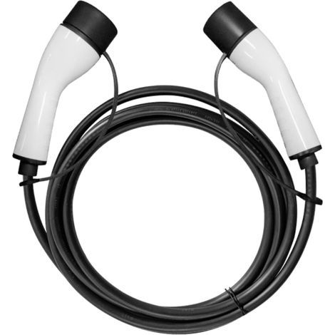 Double Chargeur Type 2 pour Voiture Électrique - Câble de Charge Triphasé 3.5KW 16A 5M Adaptateur Euro-Euro IP55 Gaine PVC & Boîtier PC Ignifuge Protection de Charge Compatible 110V-220V/380V AC-K (1/5)