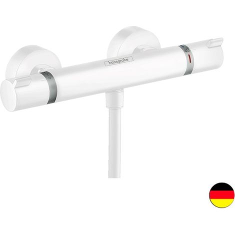 Hansgrohe Ecostat Comfort - Grifo de ducha termostático, blanco mate 13116700 (1/4)