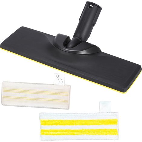 3 PCS Set Suceur de Sol pour Kärcher SC2, SC3, SC4, SC5 Nettoyeur Vapeur, JRISBO Accessoires de remplacement pour Kärcher Easyfix Nettoyeur Vapeur, 1 Buse de Sol et 2 Serpillère en Microfibres (1/5)