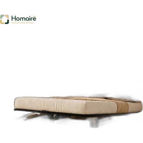 Bettgestell Rattan weiß 228 x 183 x 102 cm HOMAIRE (1/5)