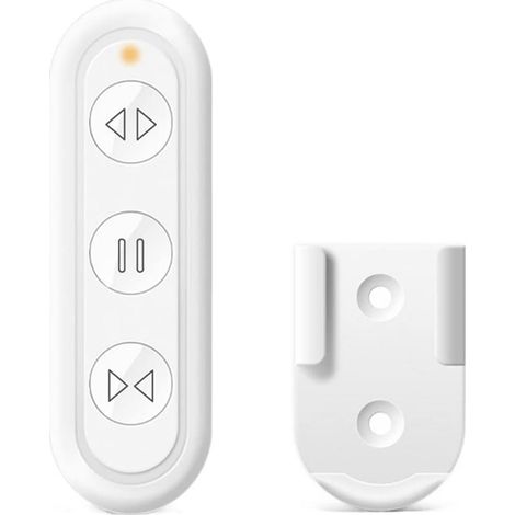 Rideau électrique intelligent bricolage Tuya vie intelligente rideau interrupteur Module télécommande stores volet roulant + WIFI App minuterie maison Aelxa maison intelligente ( Color : White Remote (1/5)