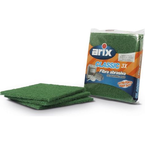 Panno abrasivo verde Arix 3 unidades
