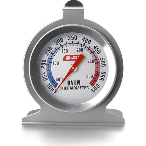 Ibili 743400 Ofenthermometer, Edelstahl, Silber, 7 x 6 cm