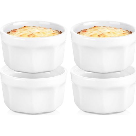 Porzellan-Snackschalen, Dips, Saucen, Vorspeisen 40 ml 4 Stück