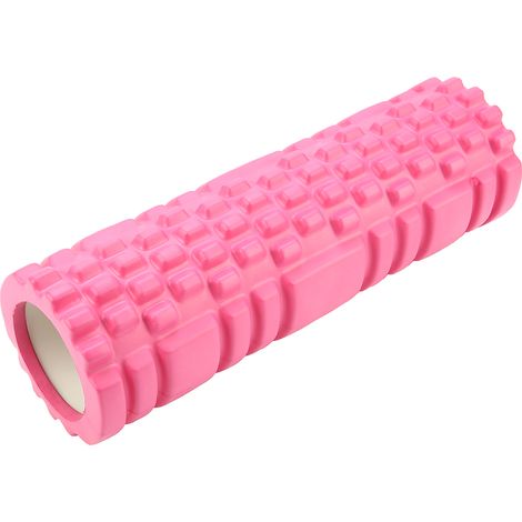 Rouleau de Yoga Creux Mini pour Fitness, Massage et Récupération Physio - Rose (1/5)