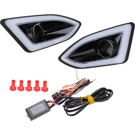 Stück LED-Nebelscheinwerfer/Tagfahrlicht (DRL), 5000K-8000K, IP67 wasserdicht, Ersatz für Edge 2015-2016