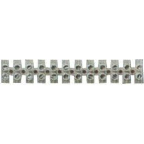 PVC - Barette de domino 12p2,5-6mm² - 2 SB (Par 10) (1/2)