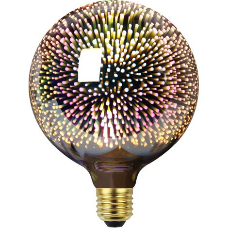 Ampoule LED 3D Feu d'artifice Edison G125 4W E27 Décoration Originale