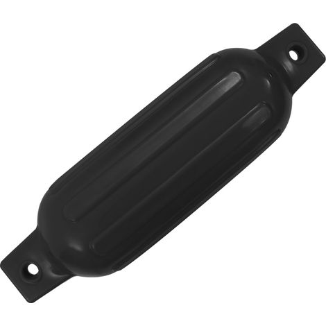 Pare-choc de bateau 4 pcs noir 41x11,5 cm PVC CFW50183 (1/5)