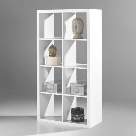 Bibliothèque ouverte Style  77 x 38 x 147 cm  Blanc (1/5)