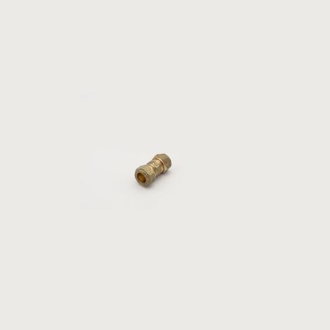 PrimaPlus 12mm Brass Compression Coupling - Pack of 10 (1/2)