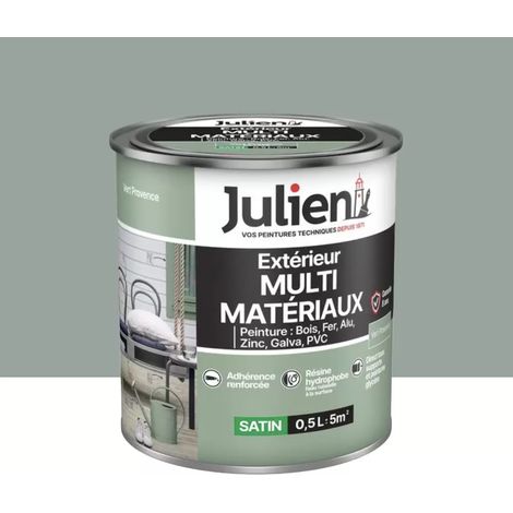 Peinture Extérieur Multi-matériaux Julien Vert Provence 0,5 L (1/2)