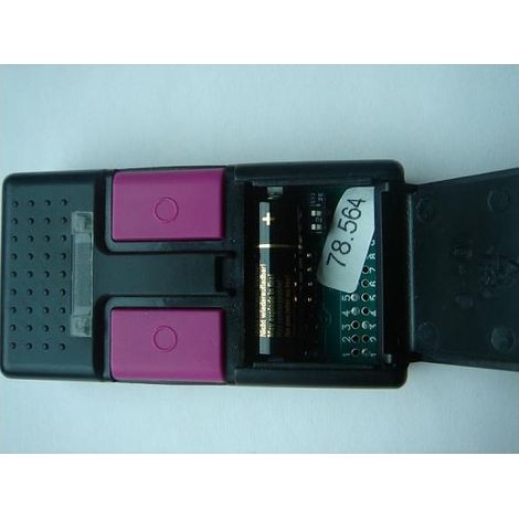 Télécommande / Emetteur de poche, 27.195 Mhz, bi-canaux S466TX2 CARDIN (1/2)