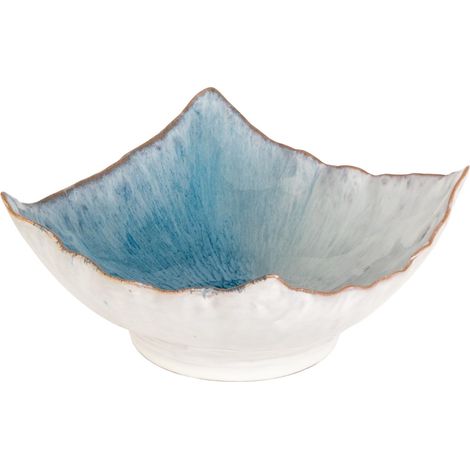 Signes Grimalt Cuenco Bol Decoracion Cuenco Ceramica Y Gres Azul 15x15x7cm 36918 (1/3)