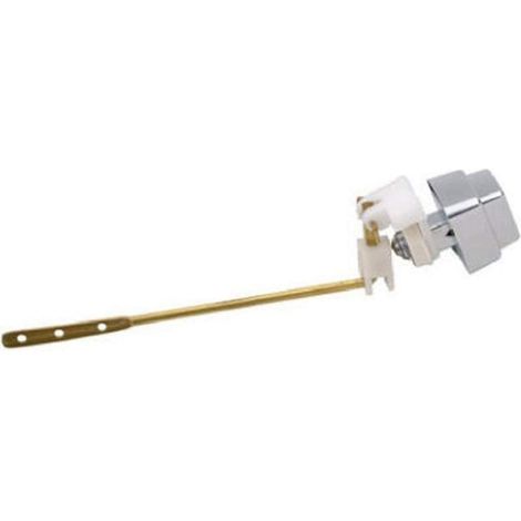 Accessoires pour réservoir de toilettes, interrupteur à levier, bouton de chasse d'eau à l'ancienne, bouton de chasse d'eau simple à l'ancienne, façade (1/5)