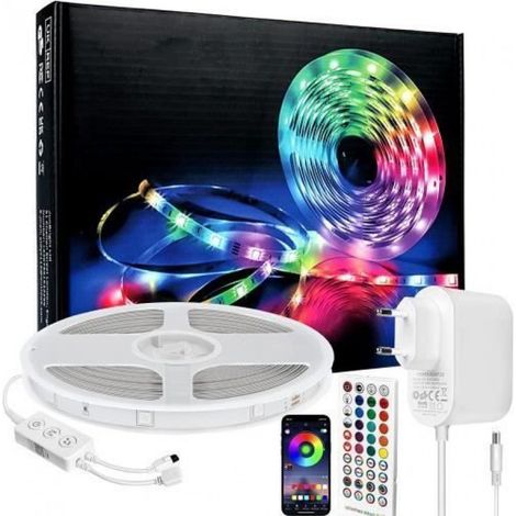 Bande de LED - - 20m - Multicolore - 24V - Connectivité Bluetooth (1/4)